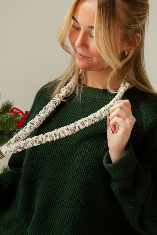 Holiday Floral Lanyard