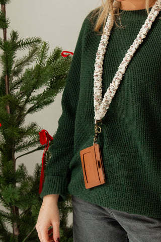 Holiday Floral Lanyard