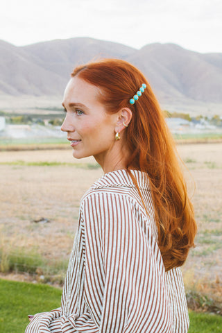 Turquoise Sun Barrette