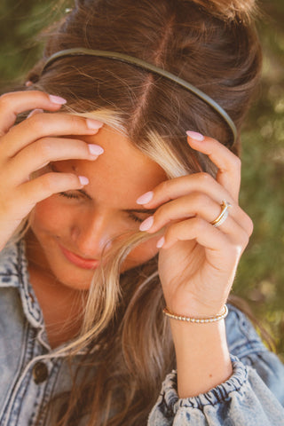 Thin Leather Headband