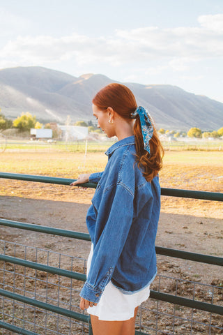 Desert Baroque Tie Scrunchie
