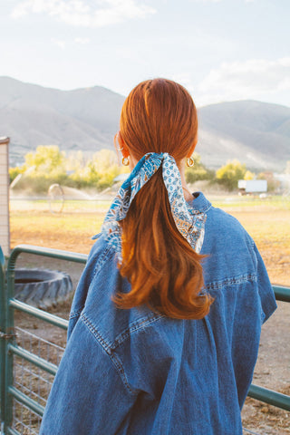 Desert Baroque Tie Scrunchie