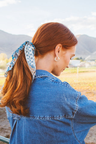 Desert Baroque Tie Scrunchie