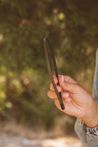 Thin Leather Headband