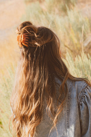 Pumpkin Spice Claw Clip