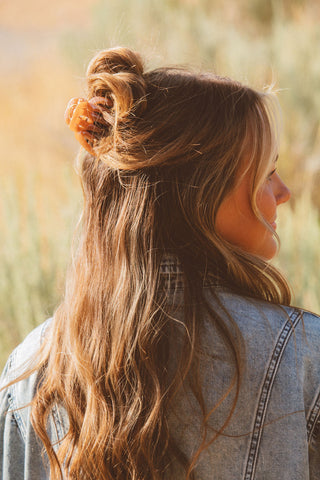 Pumpkin Spice Claw Clip