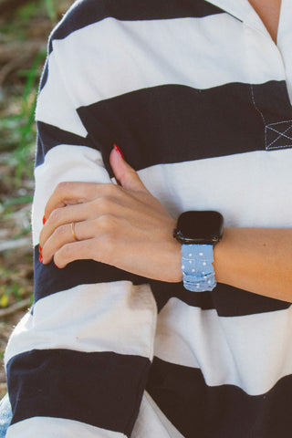 Speckled Bluebell Apple Watch Band