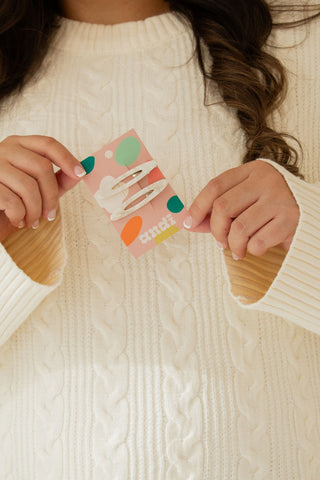 Oval Alligator Clips 2-pack