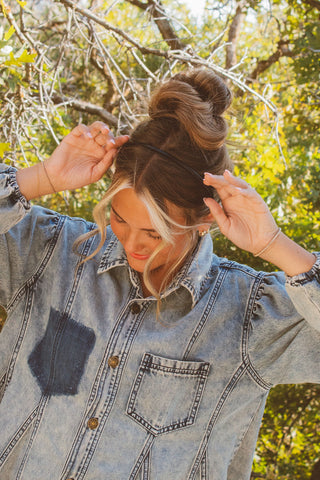 Thin Leather Headband