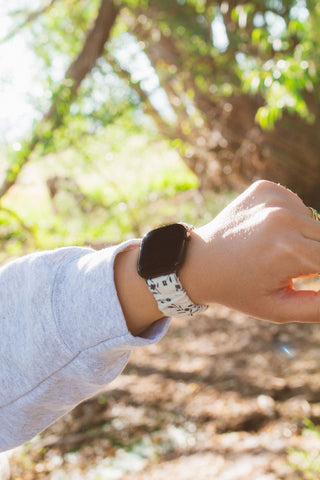Navy Floral Apple Watch Band