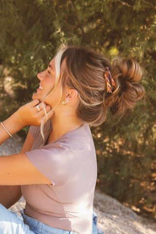 Twisted Acetate Alligator Clips 2-pack