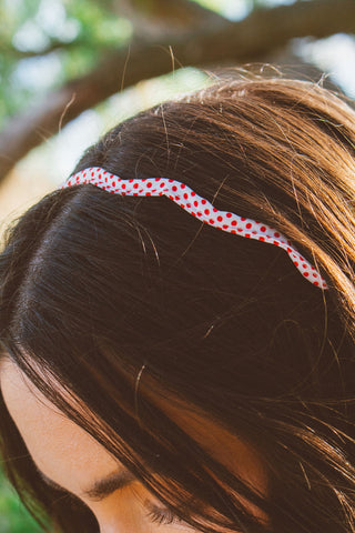 Squiggly Polka Dot Headband