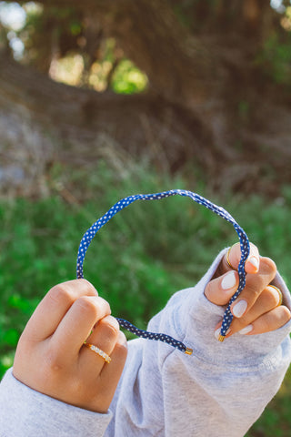 Squiggly Polka Dot Headband