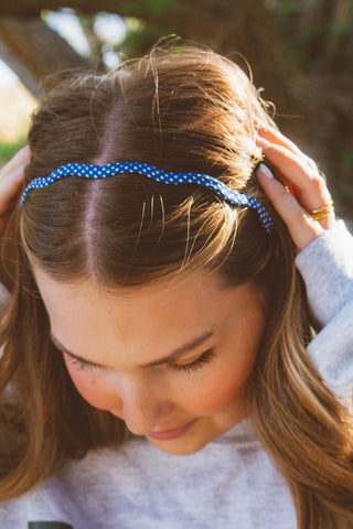 Squiggly Polka Dot Headband