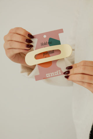 Flat Matte Claw Clip