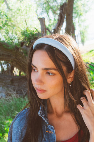 Light Blue Cushion Headband