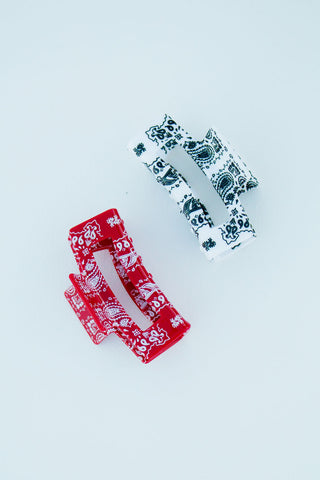 Howdy Darlin' Rectangle Claw Clip