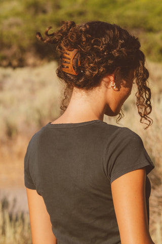 Matte Pronged Flat Claw Clip