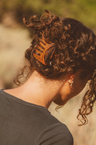 Matte Pronged Flat Claw Clip