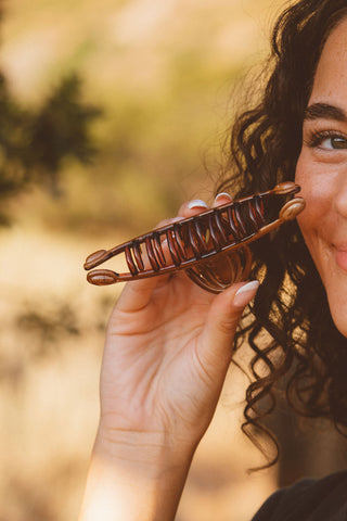 Intricate Loop Claw Clip