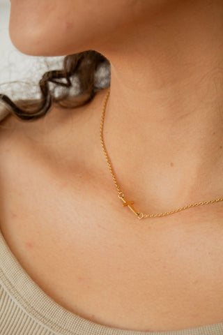 Simple Cross Necklace