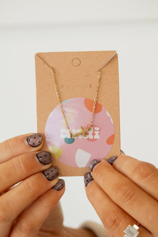Simple Cross Necklace
