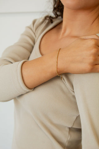 Oval Beaded Bracelet