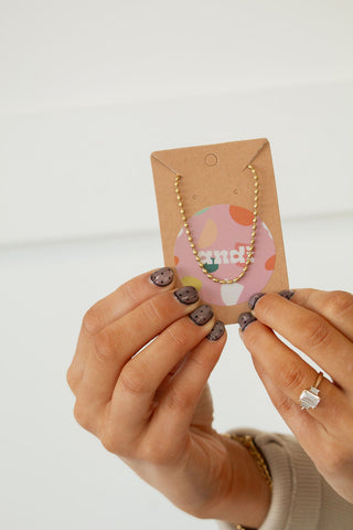 Oval Beaded Bracelet