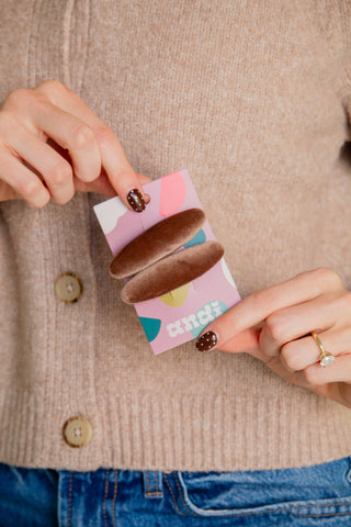 Velvet Alligator Clips 2-pack