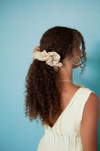 Honey Blossoms Jumbo Scrunchie
