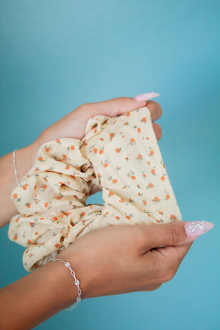 Honey Blossoms Jumbo Scrunchie
