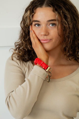 Holiday Bows Keychain