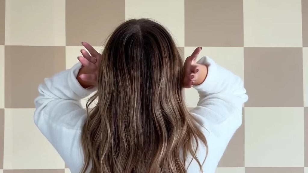 XL claw clip hair tutorial 