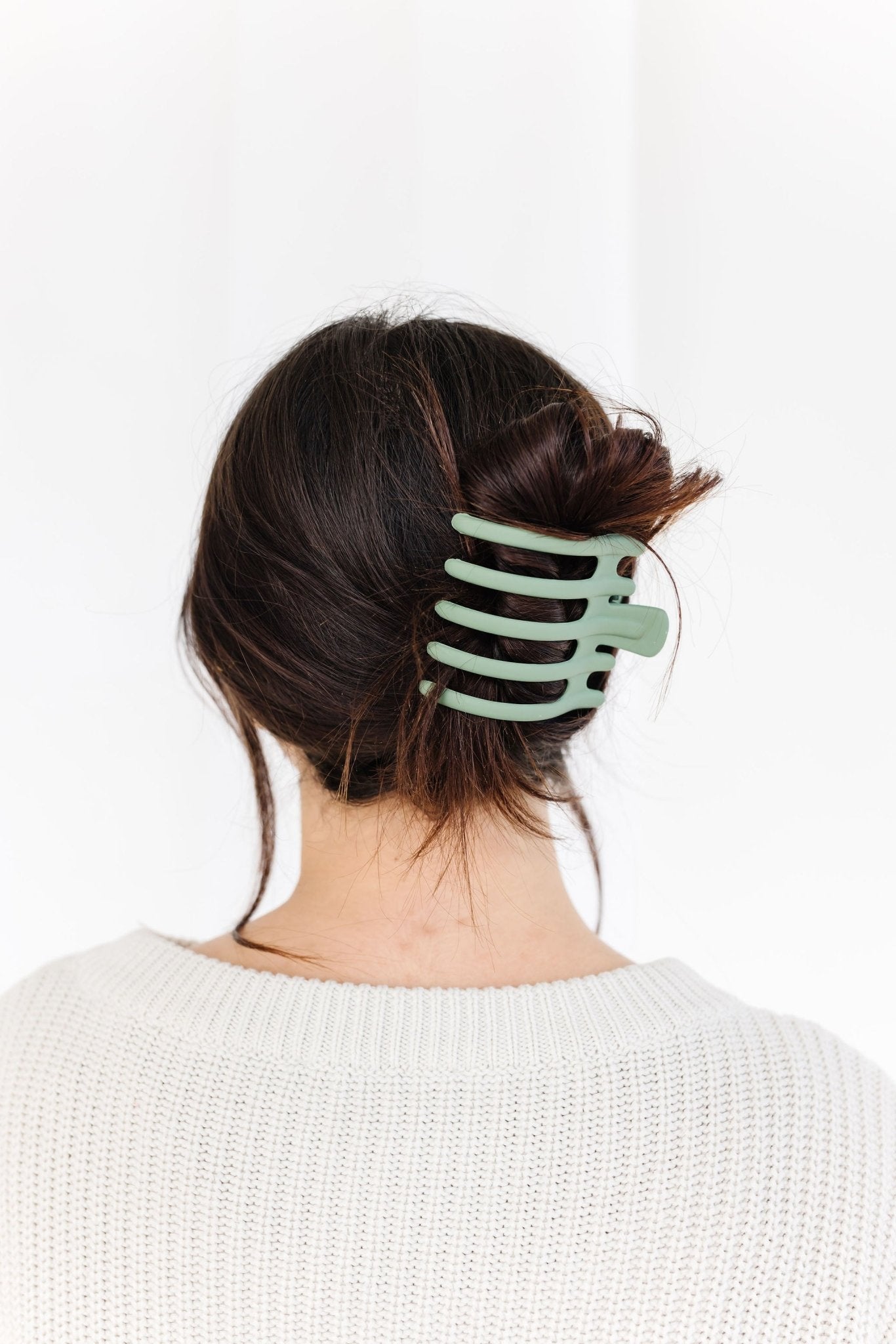 5 Piece Set of Hair Claws Hair Claw Clips Matte 4 Piece Set Rectangle Size Medium NEW  main image 3