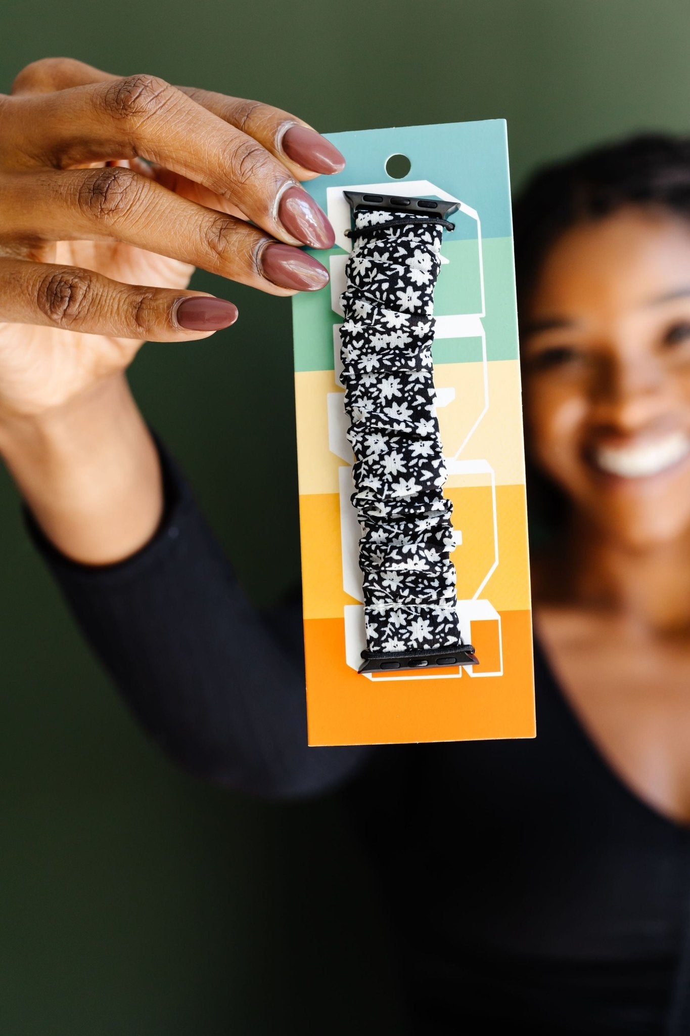 Annabelle Floral Scrunchie Watch Band for Fitbit Versa ANDI