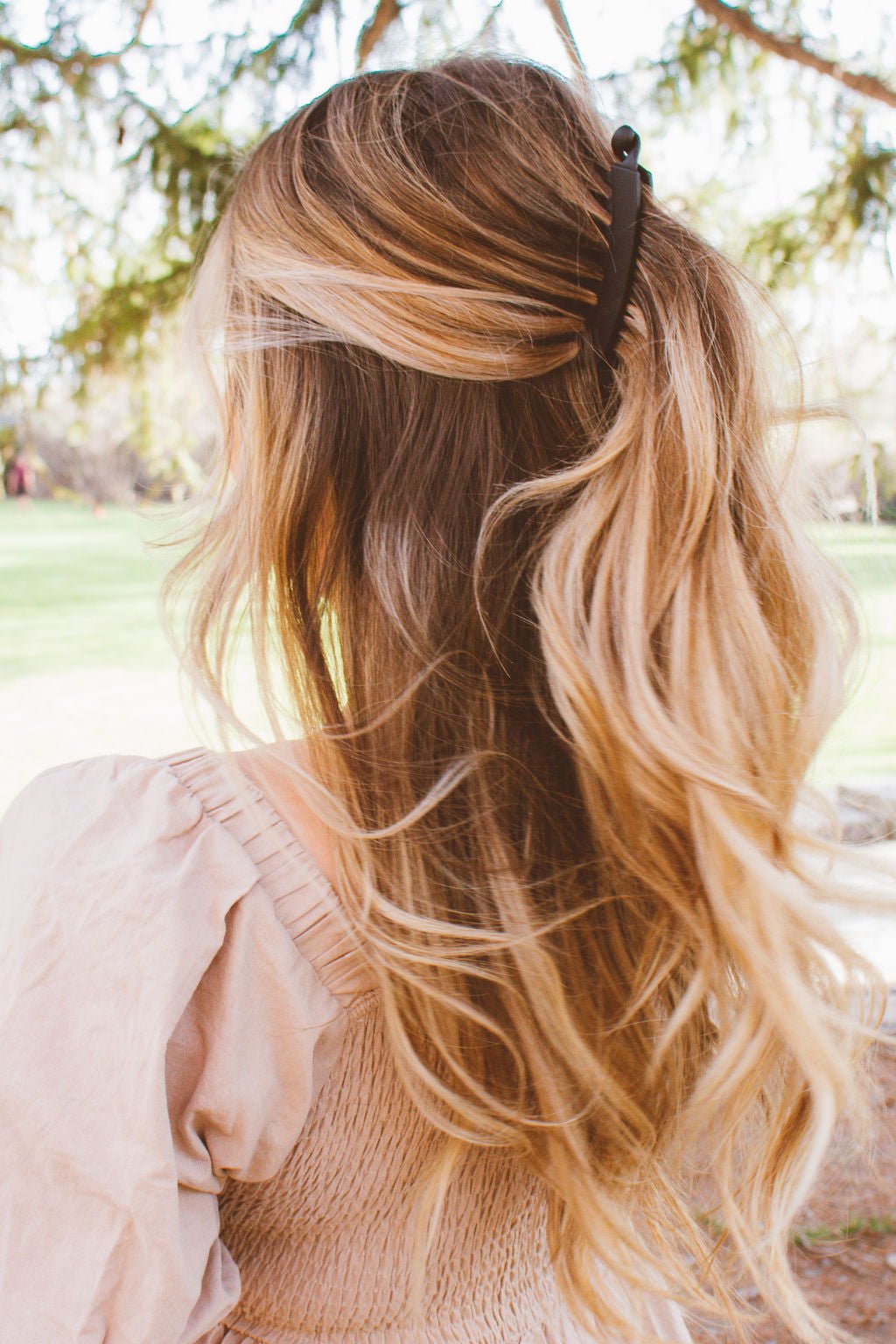 Half Down Claw Clip Hairstyles Half Up Half Down Long Hair Claw