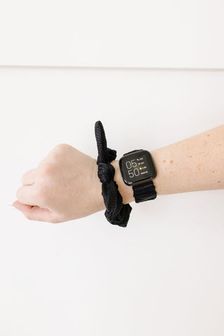 Black Hexagon Athletic Watch Band for Fitbit Versa - ANDI