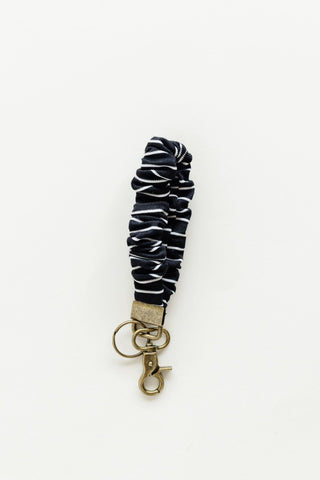 Black & White Stripe Keychain - Keychains - ANDI