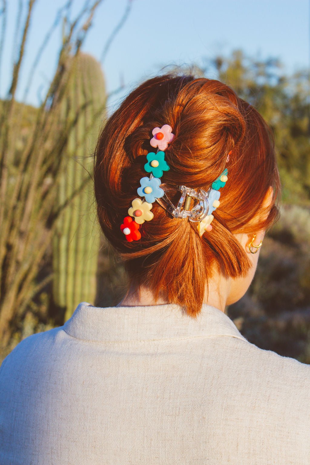 Blossom Claw Clip Multiple Colors