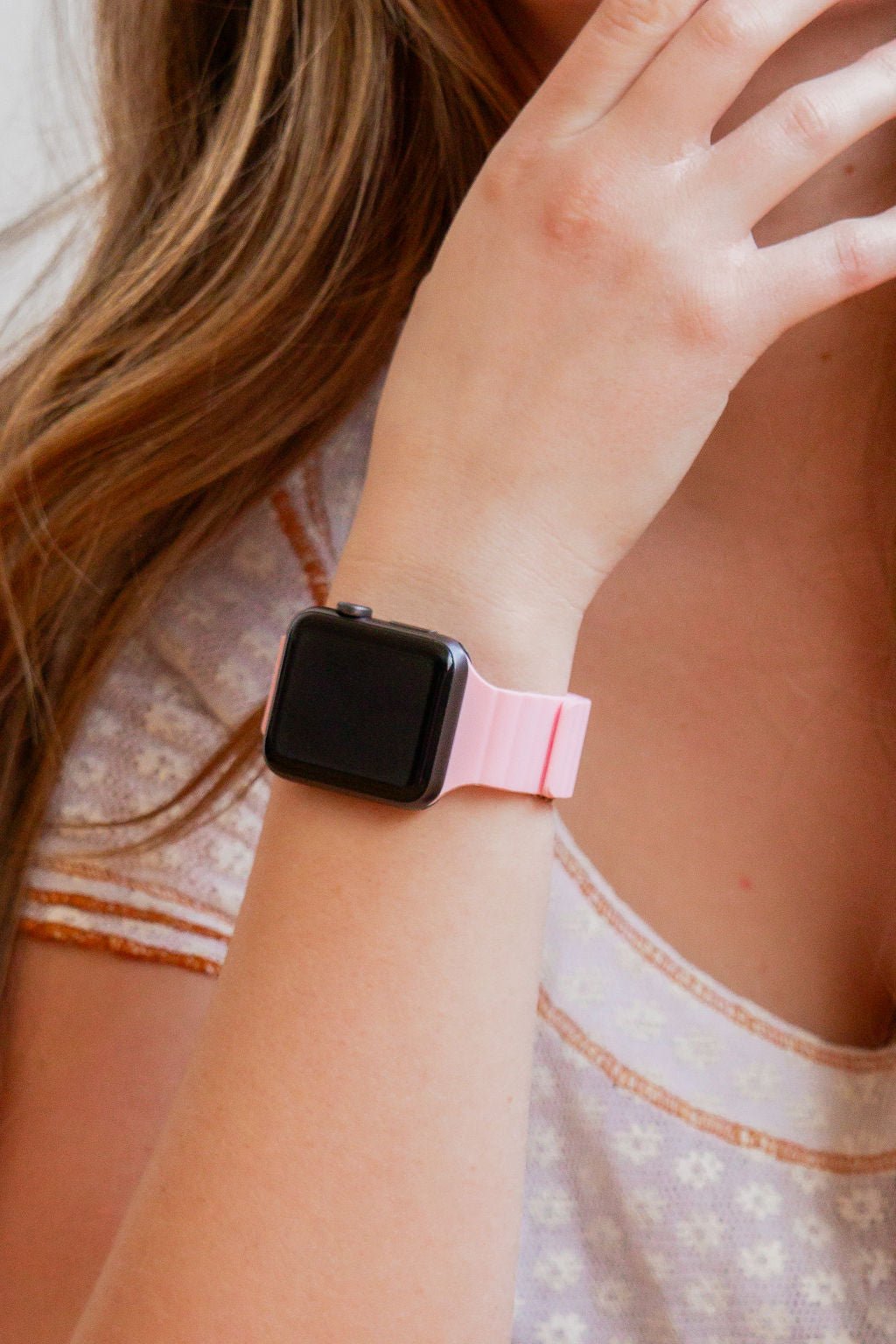 Bubblegum Magnetic Loop Watch Band ANDI