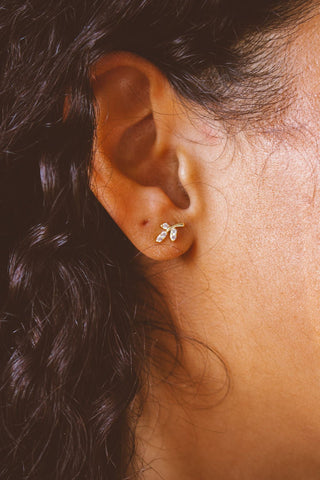 Crystal Petals - Hypoallergenic - Earrings - ANDI