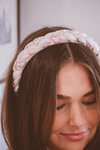 Cupid Floral Braided Hard Headband - Headband - ANDI
