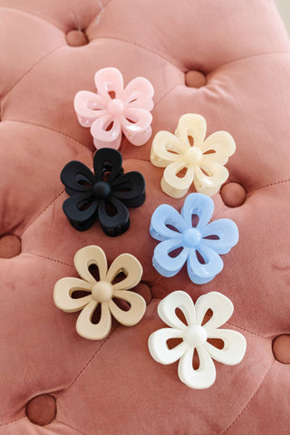 Cutout Flower Claw Clip - Multiple Colors - Claw Clips - ANDI