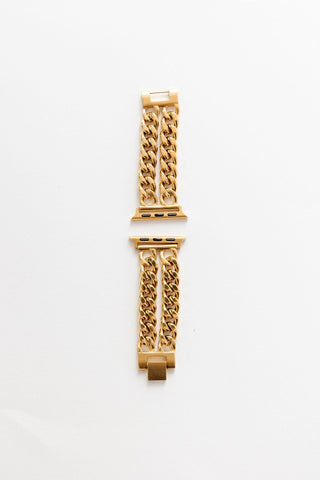 Gold Double Chain Watch Band - Apple Watch Bands - ANDI
