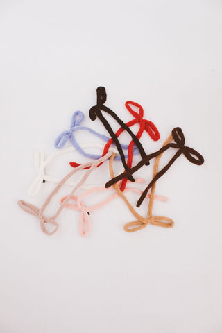 Knit Long Bow Clip - Multiple Colors - Clips - ANDI