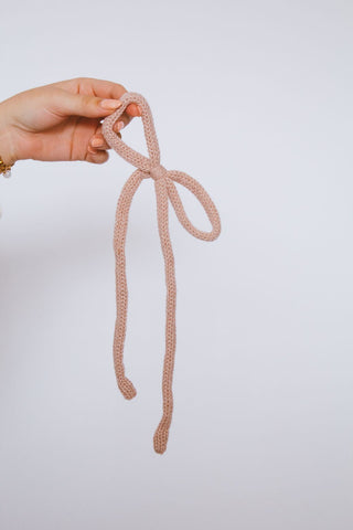 Knit Long Bow Tie - Multiple Colors - Clips - ANDI