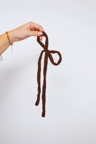 Knit Long Bow Tie - Multiple Colors - Clips - ANDI
