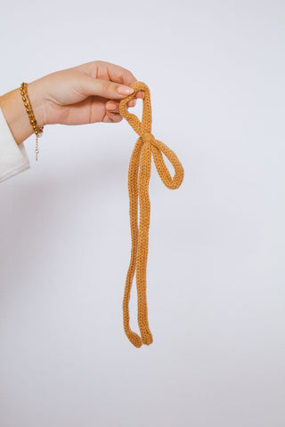 Knit Long Bow Tie - Multiple Colors - Clips - ANDI