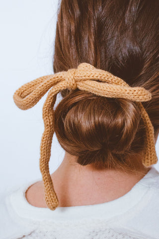 Knit Long Bow Tie - Multiple Colors - Clips - ANDI