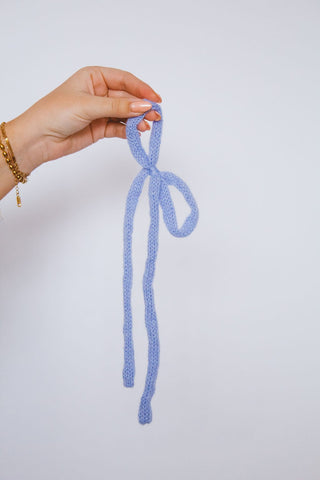 Knit Long Bow Tie - Multiple Colors - Clips - ANDI